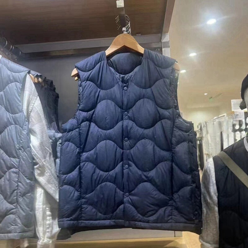 가을 겨울 남성 하이 엔드 경량 다운 휴대용 조끼 조끼 피팅 룸 새 모델 E452740|472800