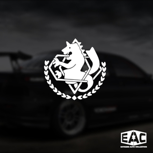 钢之炼金术师怀表河马徽章汽车机车盖笔记本电脑机箱行李箱贴纸