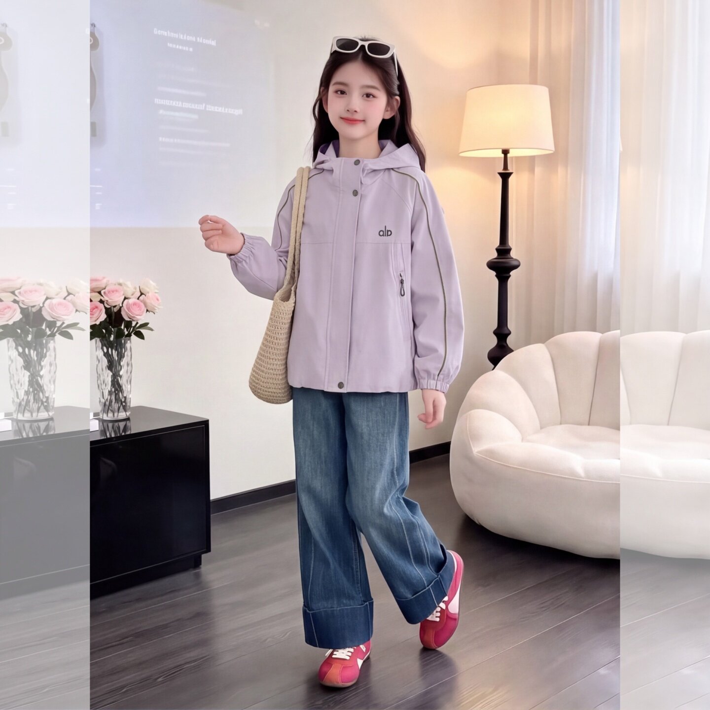 女童秋装外套2026新款时髦小女孩