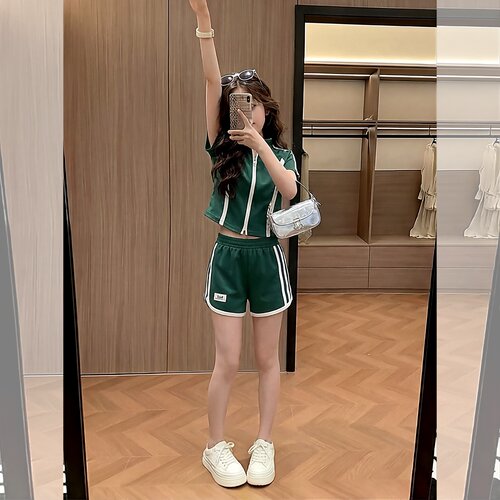 女童夏装套装百搭新款儿童洋气短