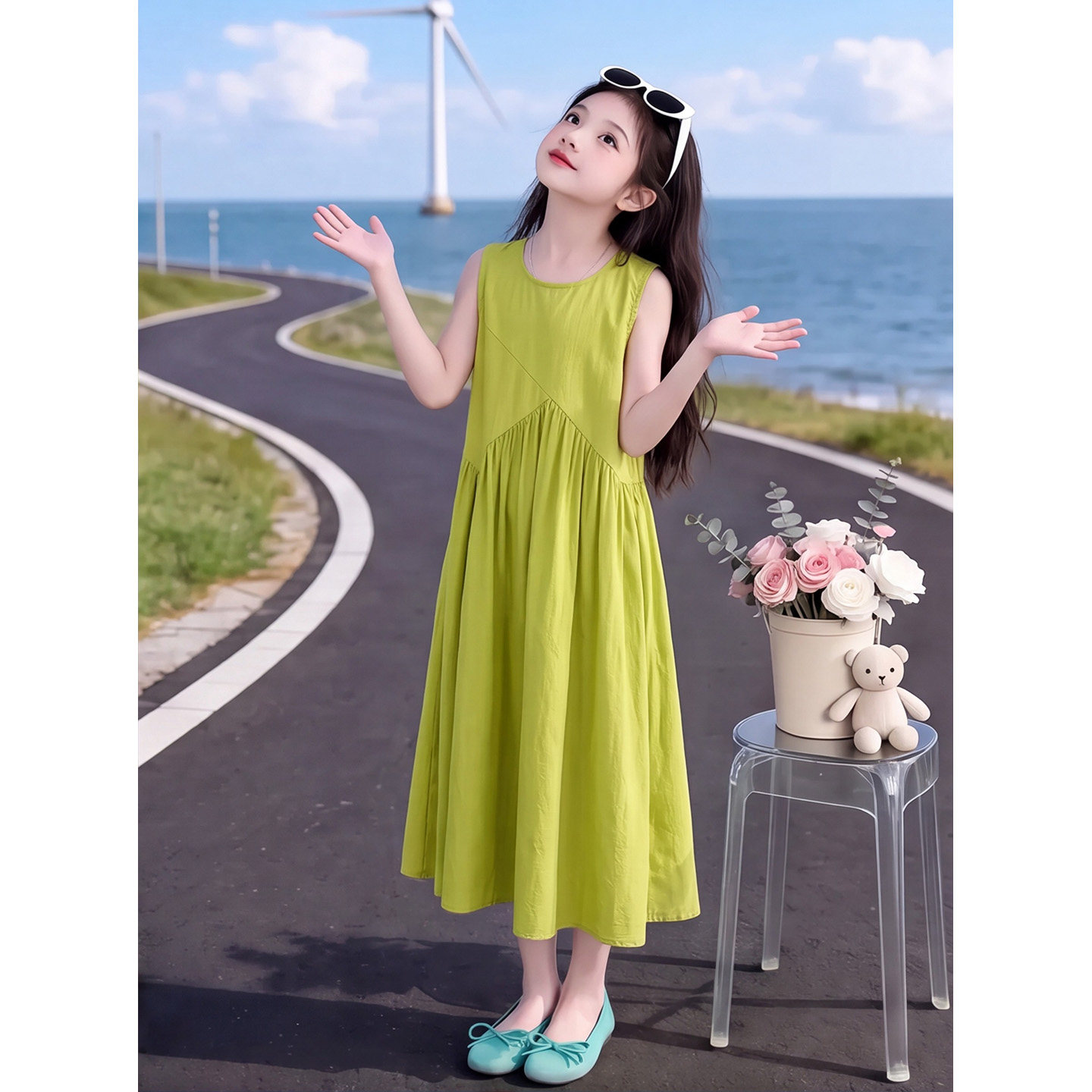 女童连衣裙2025夏季新款儿童装无