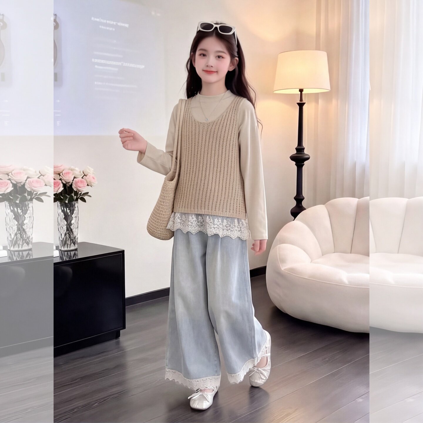 女童秋装套装2026新款儿童春秋季