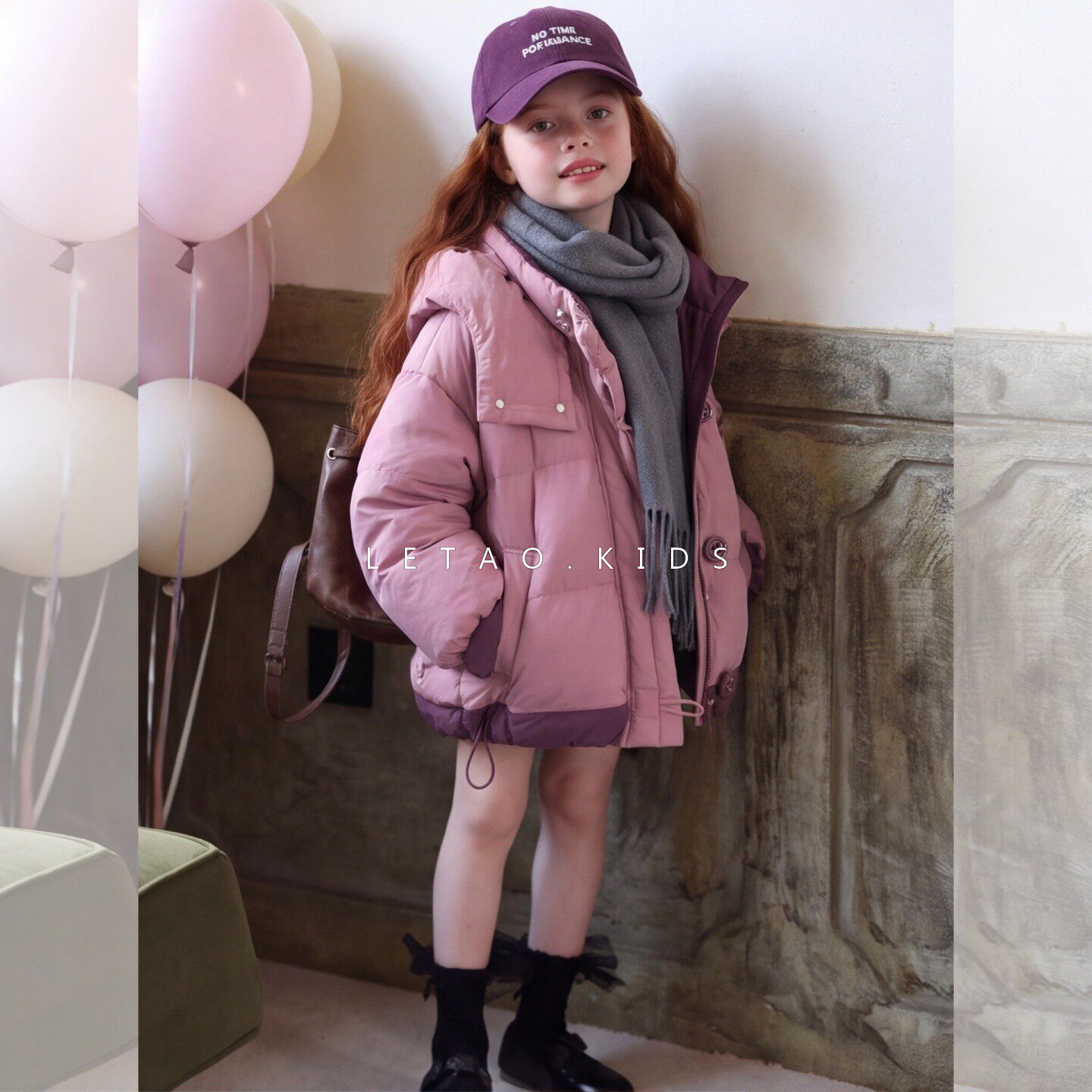 女童棉服冬装2025新款女大童加厚