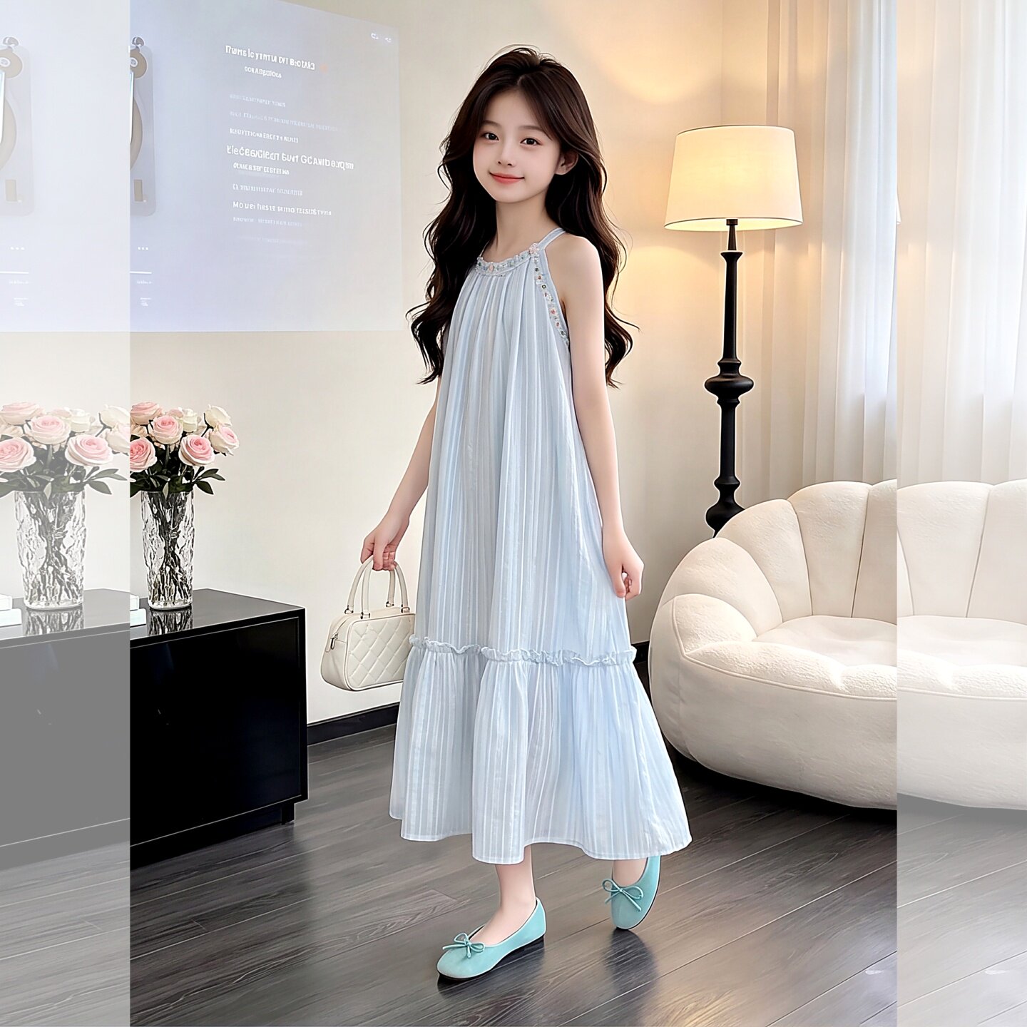 女童夏季连衣裙2026新款洋气儿童