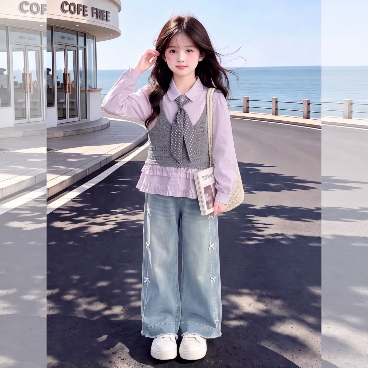 女童秋季套装2026新款洋气大童秋
