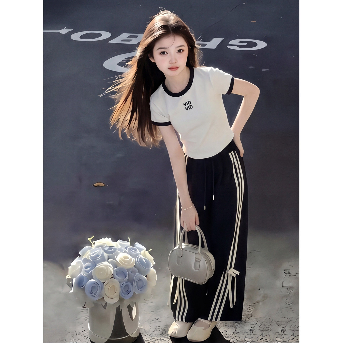女童2026新款夏套装超火韩系儿童
