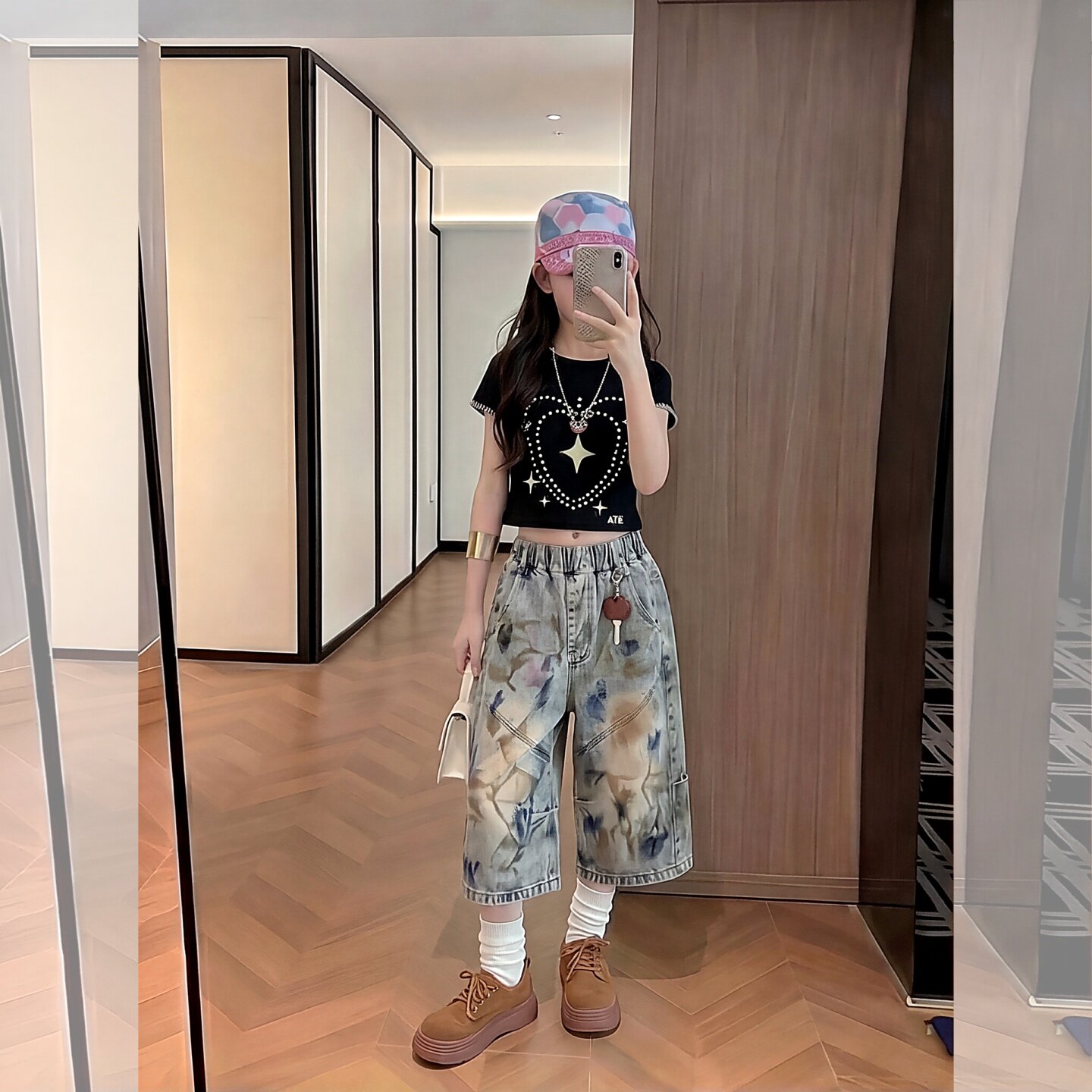 女童套装夏季2026新款洋气两件套