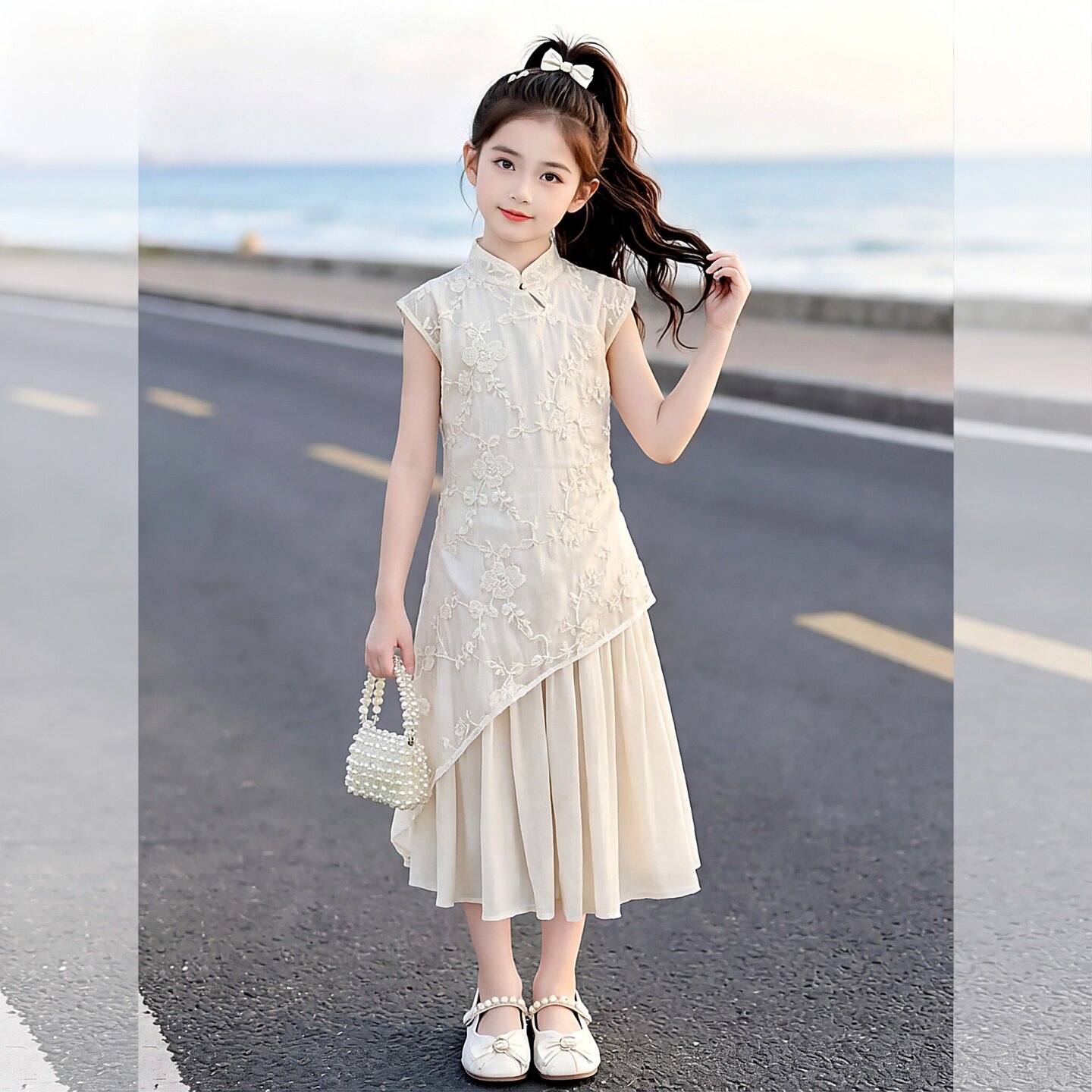 汉服女童连衣裙夏2026新款儿童唐