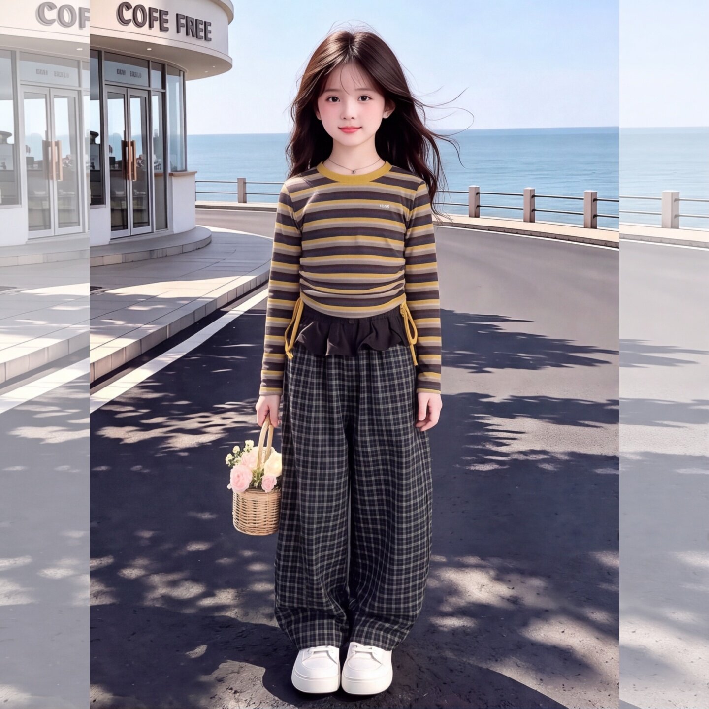 女童秋季套装2026新款洋气儿童秋