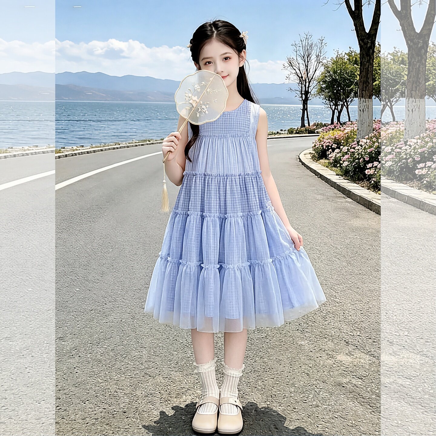 女童连衣裙夏季2026新款儿童洋气