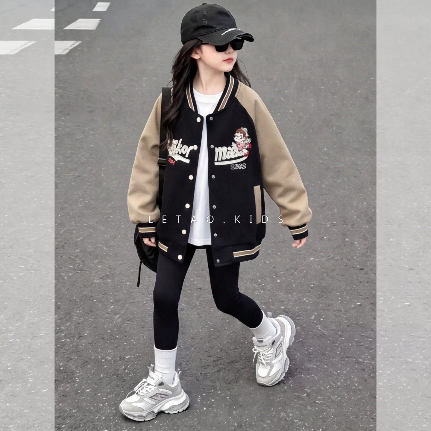 女秋冬洋气加绒棒球外套2026新款