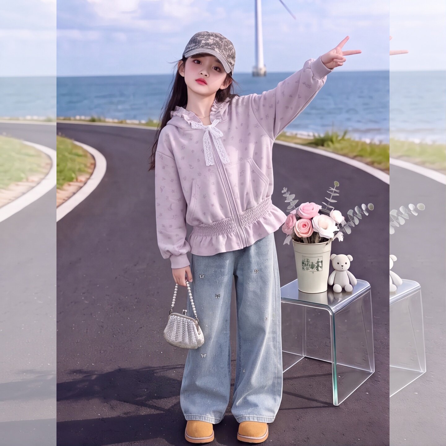 女童秋季装外套2026新款儿童秋季