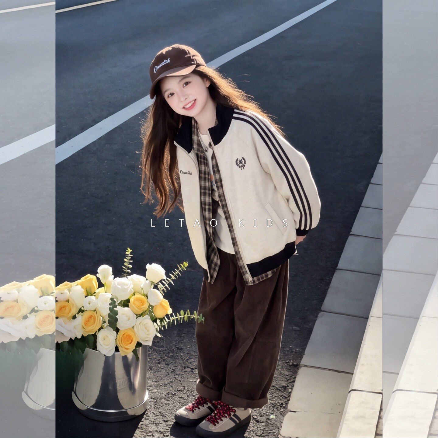 女童2026新款深秋加厚外套洋气中大童休闲夹棉棒球服初中生开衫潮