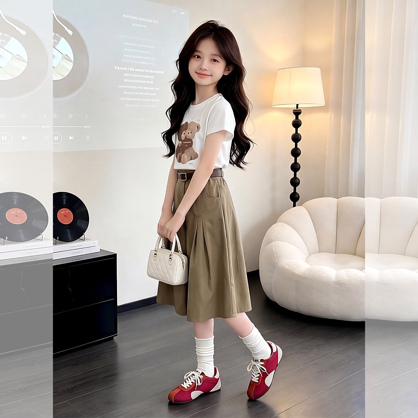 女童夏套装2026新款儿童短袖T恤夏季超火半身裙女大童巨好看衣服