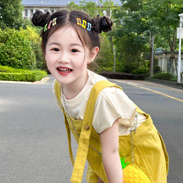 女童夏套装2026款儿童多巴胺穿搭