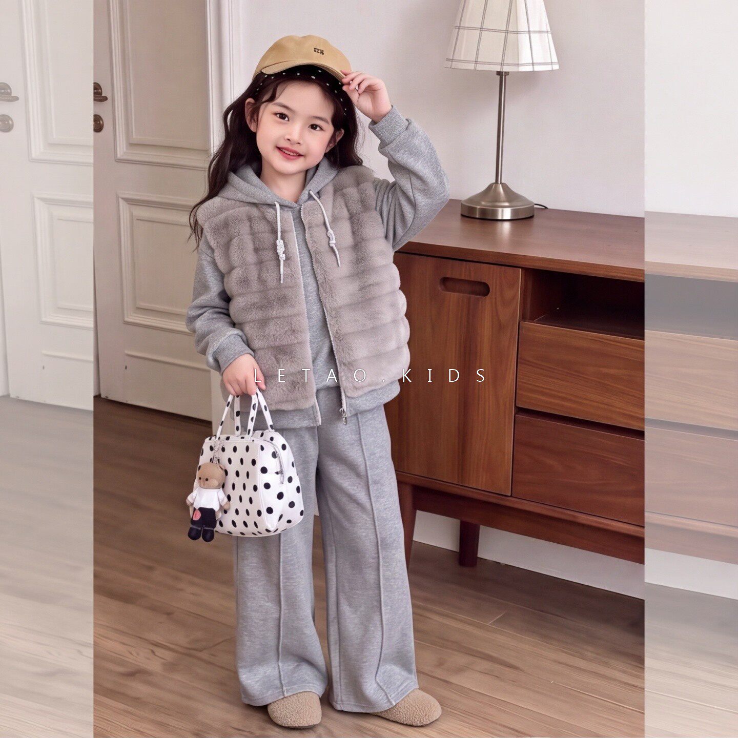 女童秋冬款套装2026新款中大童加