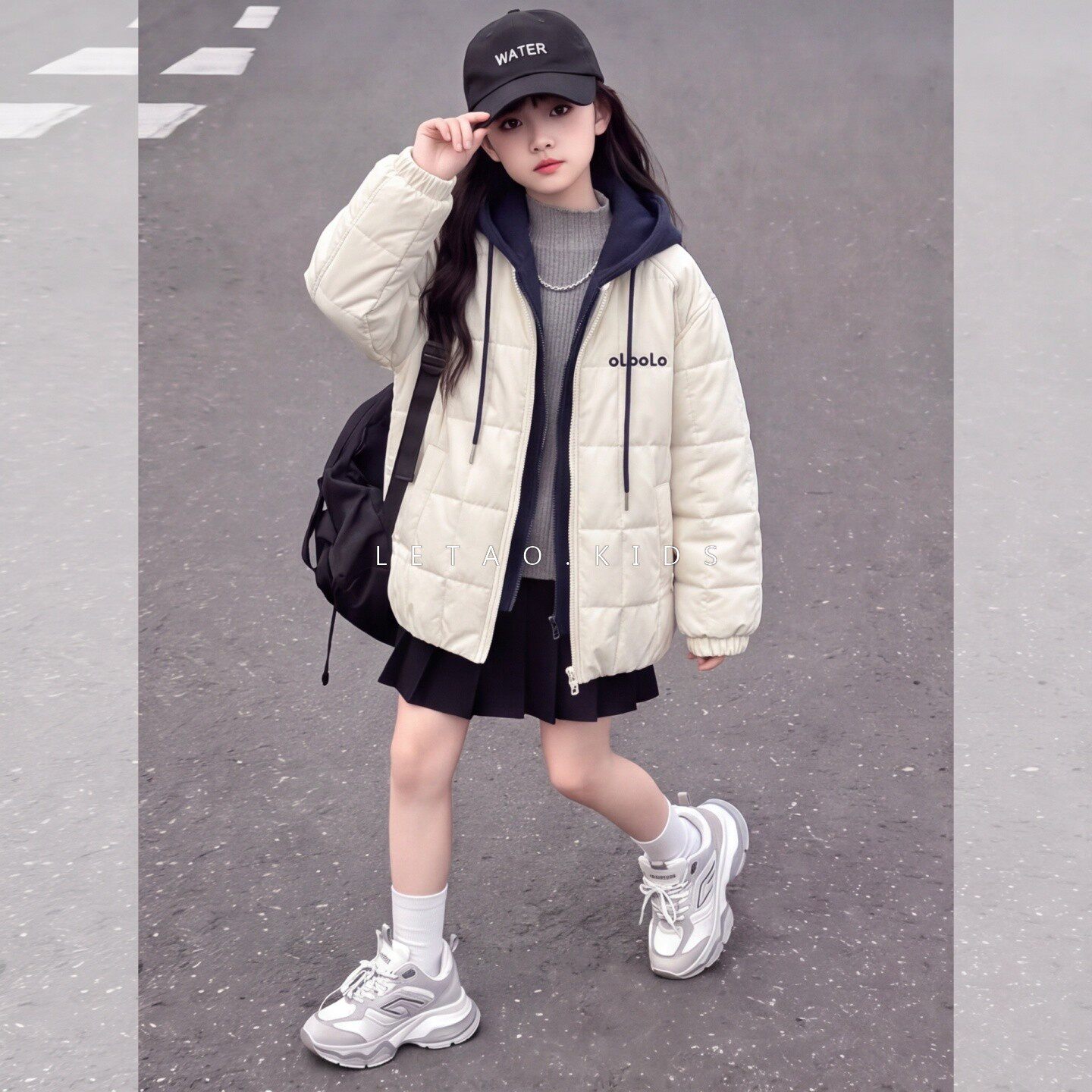 女童2026新款冬季韩版洋气棉服
