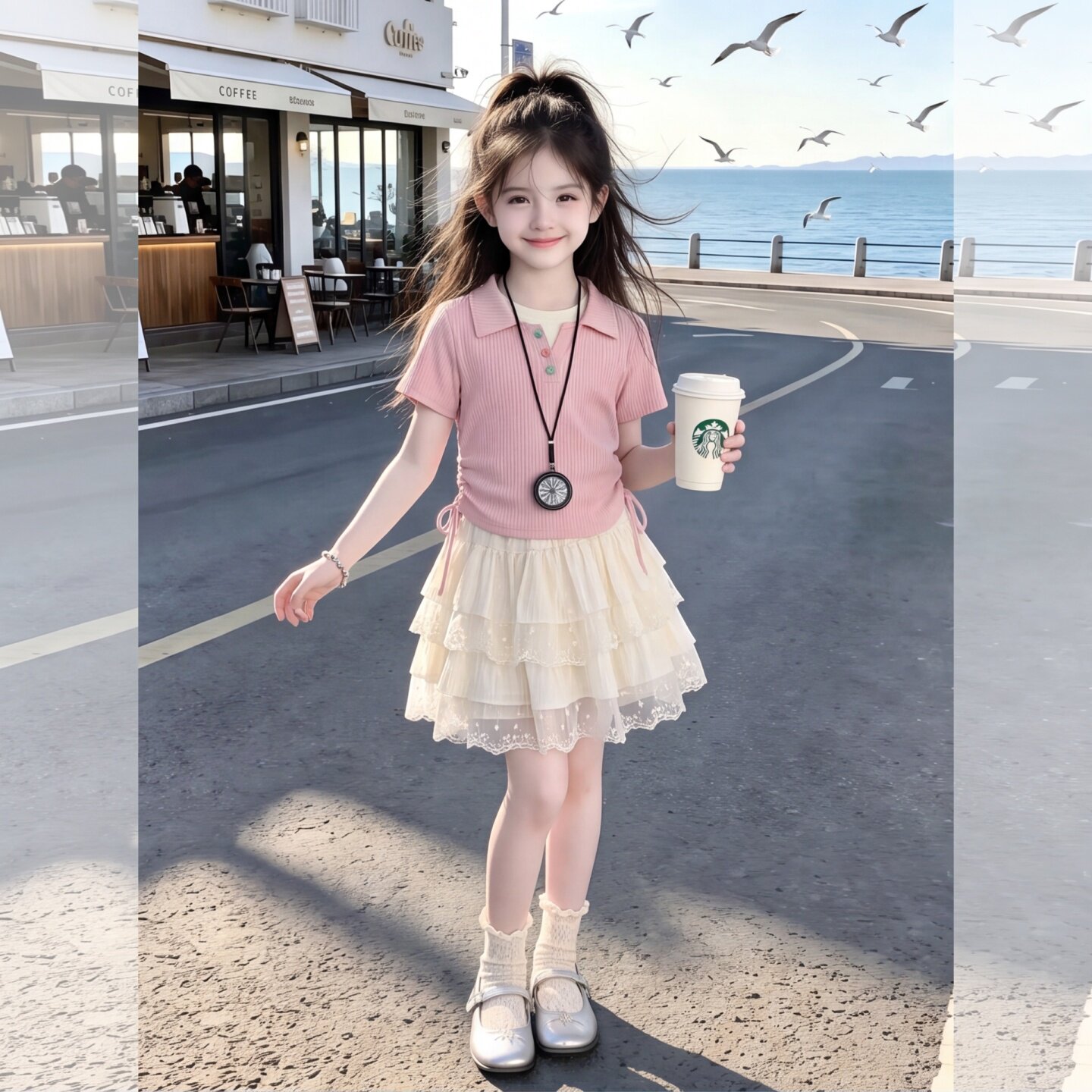 童装女款2026新款套装儿童装裙子