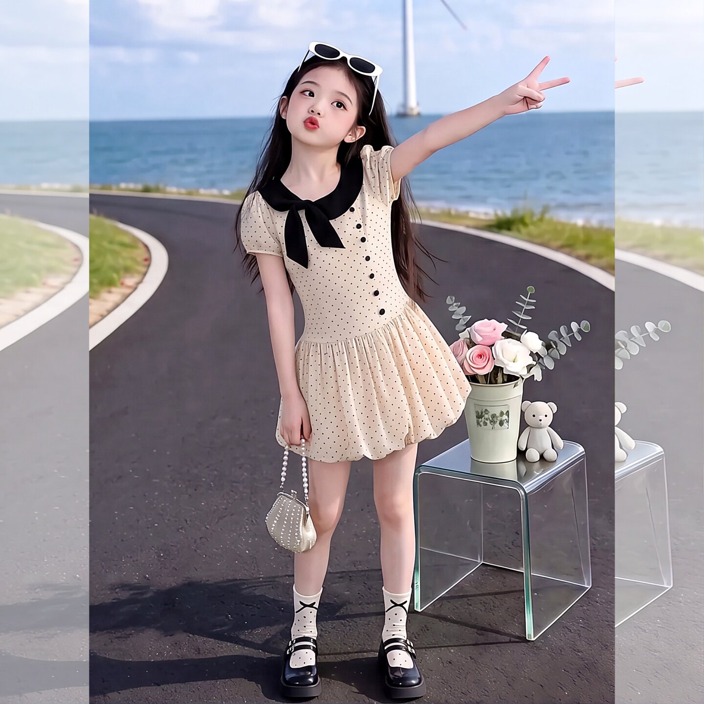 女童连衣裙夏装2026新款儿童洋气