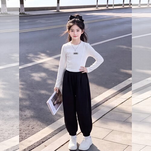 女童套装2026新款洋气时髦儿童秋