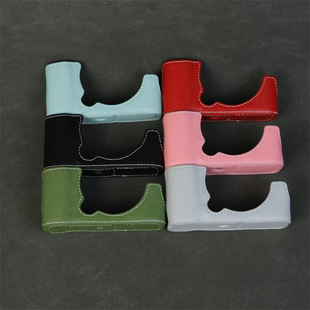 适用富士 X-M5相机皮套地址 Fuji xm5半套保护套 外壳可拆电池款