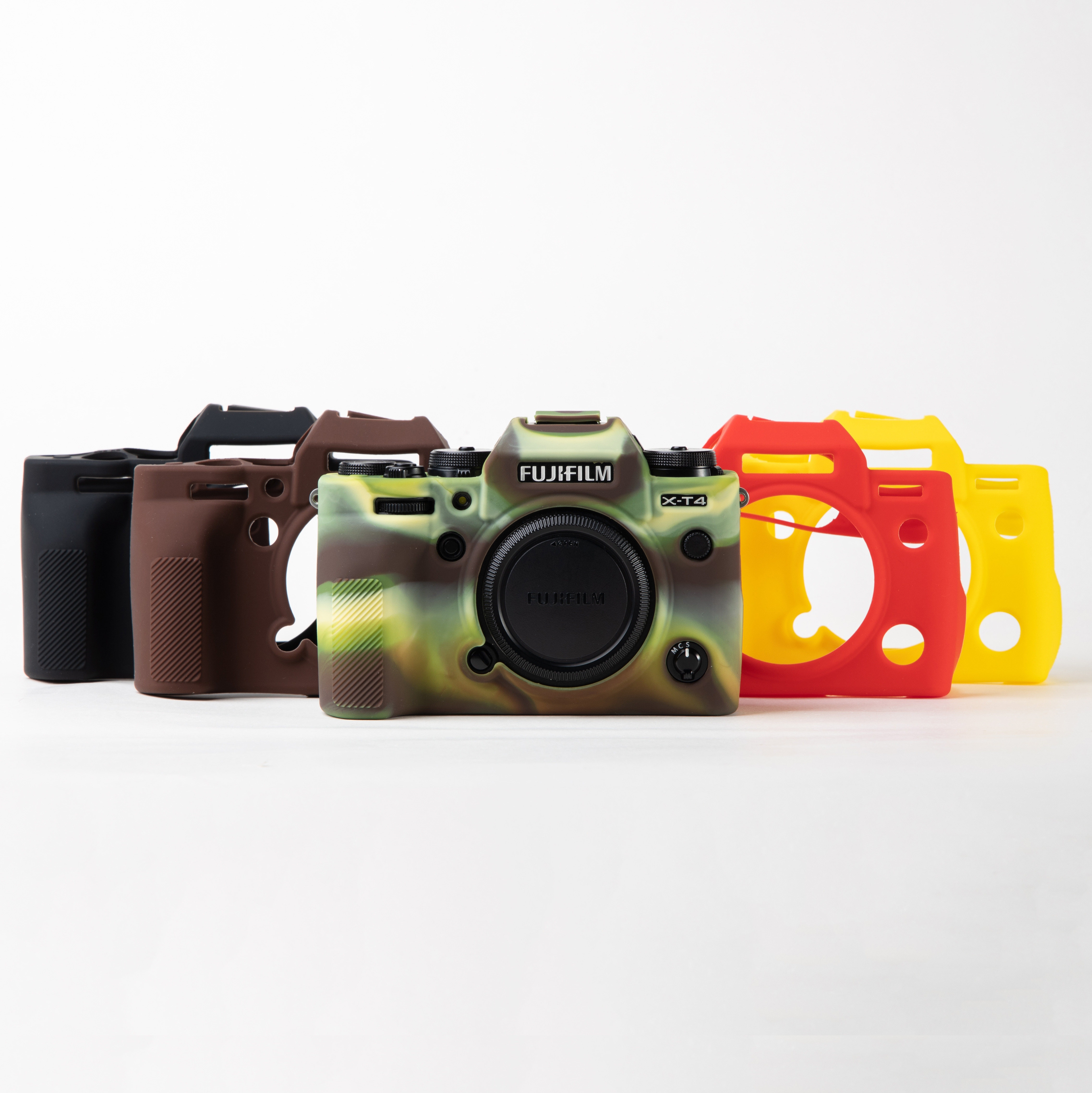 适用于富士 XT4单反相机硅胶套 fujifilm xt4防刮保护壳摄影