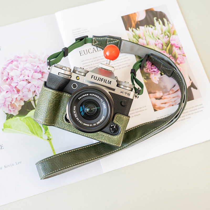 富士XT5保护套X100VI相机包XT30二代皮套XT20XS10底座XS20配件XT4