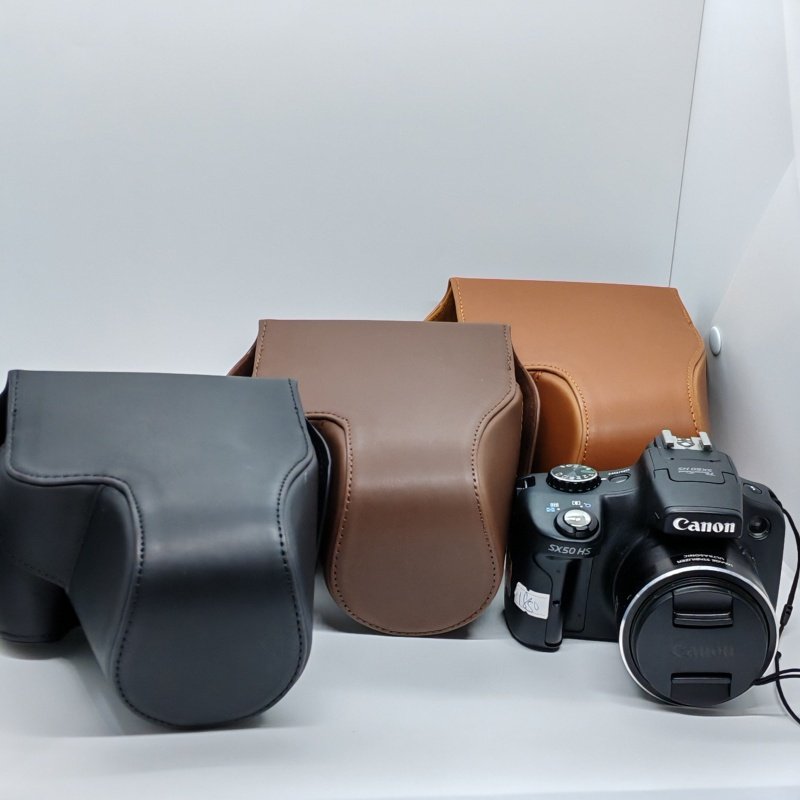 适用于佳能 SX50全包皮套保护壳 Canon sx50相机底座带挂绳