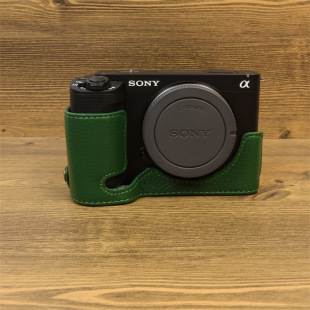 e1保护壳 zve1真皮保护套半套底座zv 适用于索尼ZV E1相机包皮套