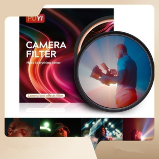 摄影前置电影拉丝滤镜片星光炫光斑滤镜黑白柔光朦胧镜52 - 82mm