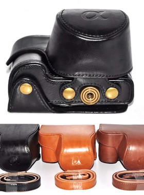 适用索尼 Alpha系列相机皮套 A5000/A5100 A6000/A6300 A6400 A7R