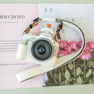 适用佳能R50保护套R10相机包RPR8皮套R7底座包R5保护壳R6二代R100