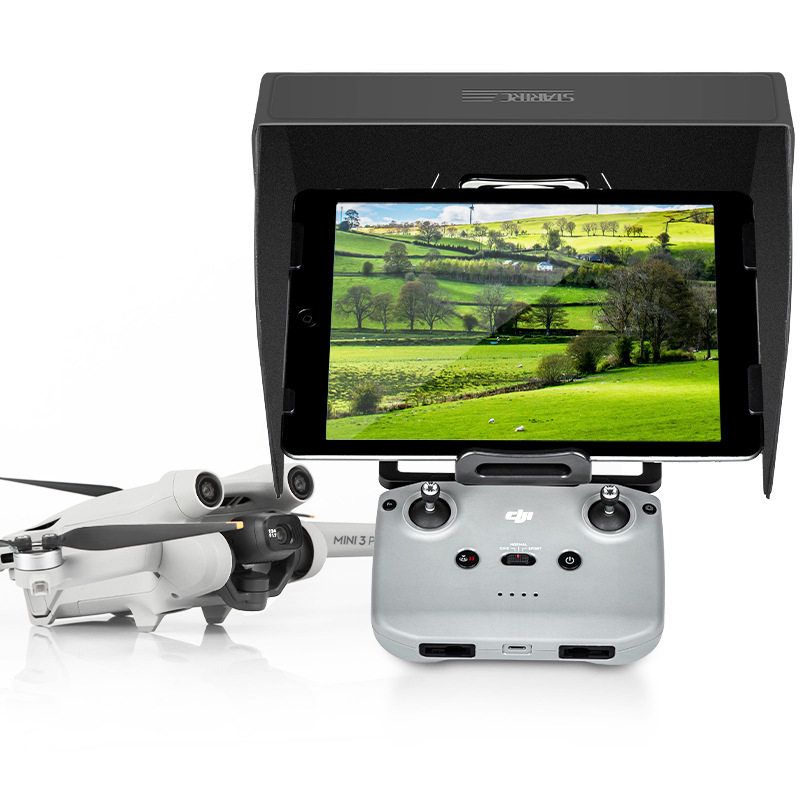 适用MINI 3/2/SE大疆DJI 御3御AIR 2/2S遥控器遮光罩遮阳平板配件