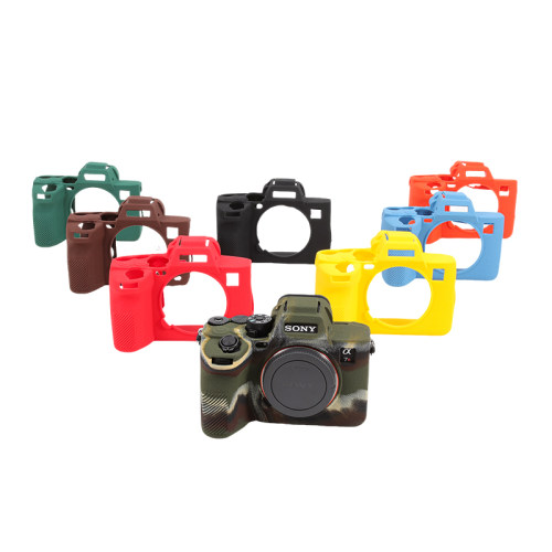 适用于索尼 A7R5相机包晒纹硅胶皮套 Sony a7r5软胶保护外壳盒