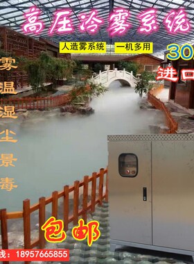 雾森系统人造雾降温除尘加湿消毒喷雾主机景区园林景观高压雾化30