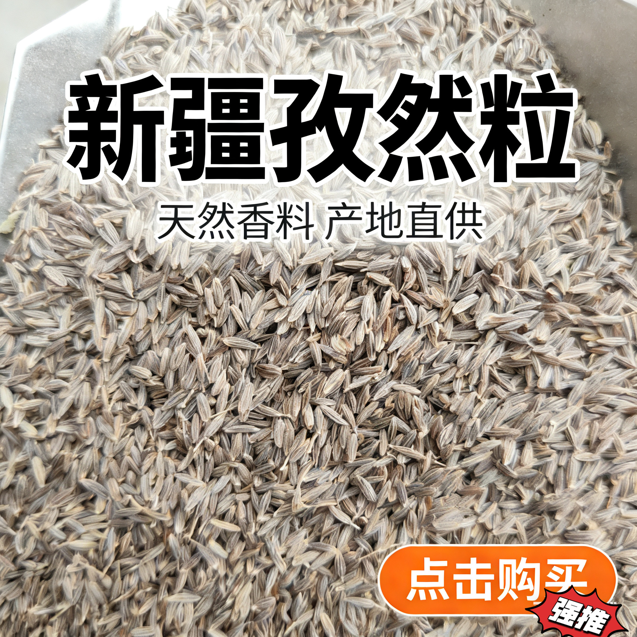 2026年新疆孜然粉纯颗粒烧烤专用半颗粒炒菜蘸料香料散装包邮正宗