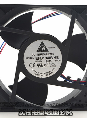 台达 EFB1348VHE 127*127*38MM 48V 0.54A轴承散热风扇风机