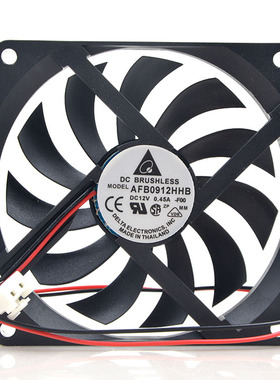 DELTA 台达 9015 9cm DC12V 0.45A -F00 AFB0912HHB 散热风扇
