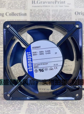 4650NHT 全新原装德国EBM 12038 12CM AC380V 0.43A 耐高温散热风