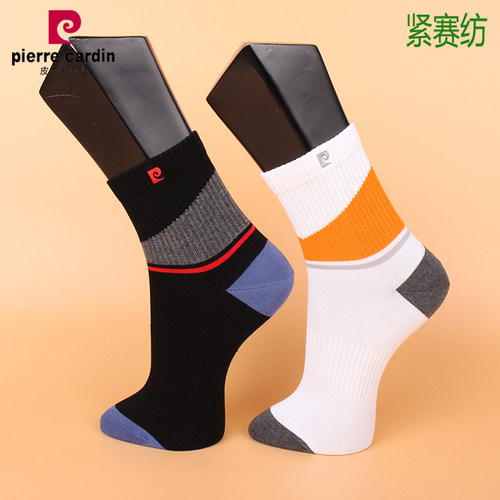 运动男袜皮尔卡丹抗菌运动男秋冬