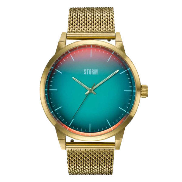 日本代购 storm london 偏光渐变色表盘个性时尚男士简约石英手表