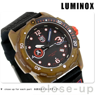 日本代购 LUMINOX 3721.ECO 户外休闲男士运动夜光防水石英手表