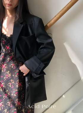 Acid Poire2026夏季新品气质高档显瘦吊带碎花连衣裙女半身裙