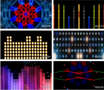 社会摇配乐成品 led大屏幕背景 万花筒 动感节奏酒吧夜店视频素材