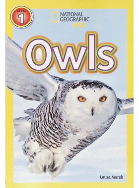国家地理读者系列原版英语绘本Owls猫头鹰科普知识亲子共读适合710岁儿童了解猫头鹰种类栖息地捕猎方式生活习性和身体特征激发