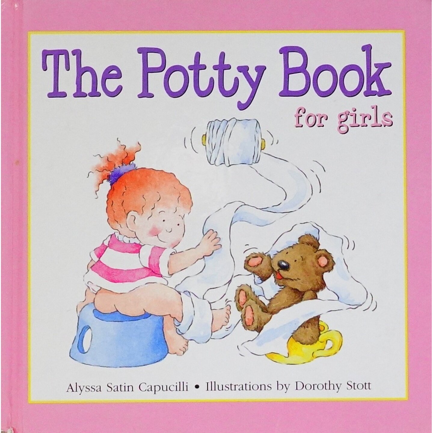 女孩如厕训练绘本原版书英语启蒙亲子共读ThePottyBook帮助女孩学习如厕技巧的实用指南通过汉娜的故事了解使用便盆的过程克服对