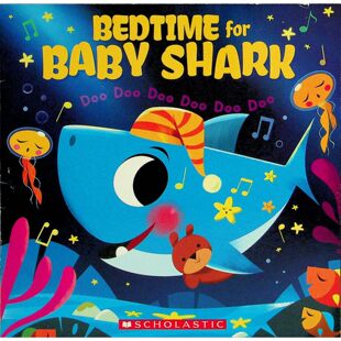 英语原版引进小鲨鱼系列BabyShark绘本亲子共读睡前故事书02岁婴幼儿启蒙海洋动物认知学习睡前习惯培养