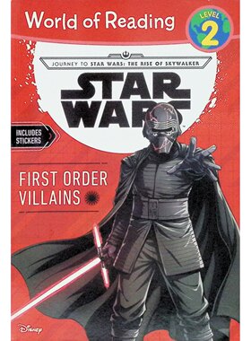 英语原版书阅读世界系列星球大战FirstOrder恶棍绘本科幻冒险儿童读物适合710岁儿童了解星球大战反派角色故事学习简单英语词汇