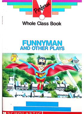 英语原版书SPRINT阅读技能项目戏剧书籍Funnyman短剧集适合小学生课堂表演阅读提升英语能力包含四部趣味短剧培养阅读流利度和理