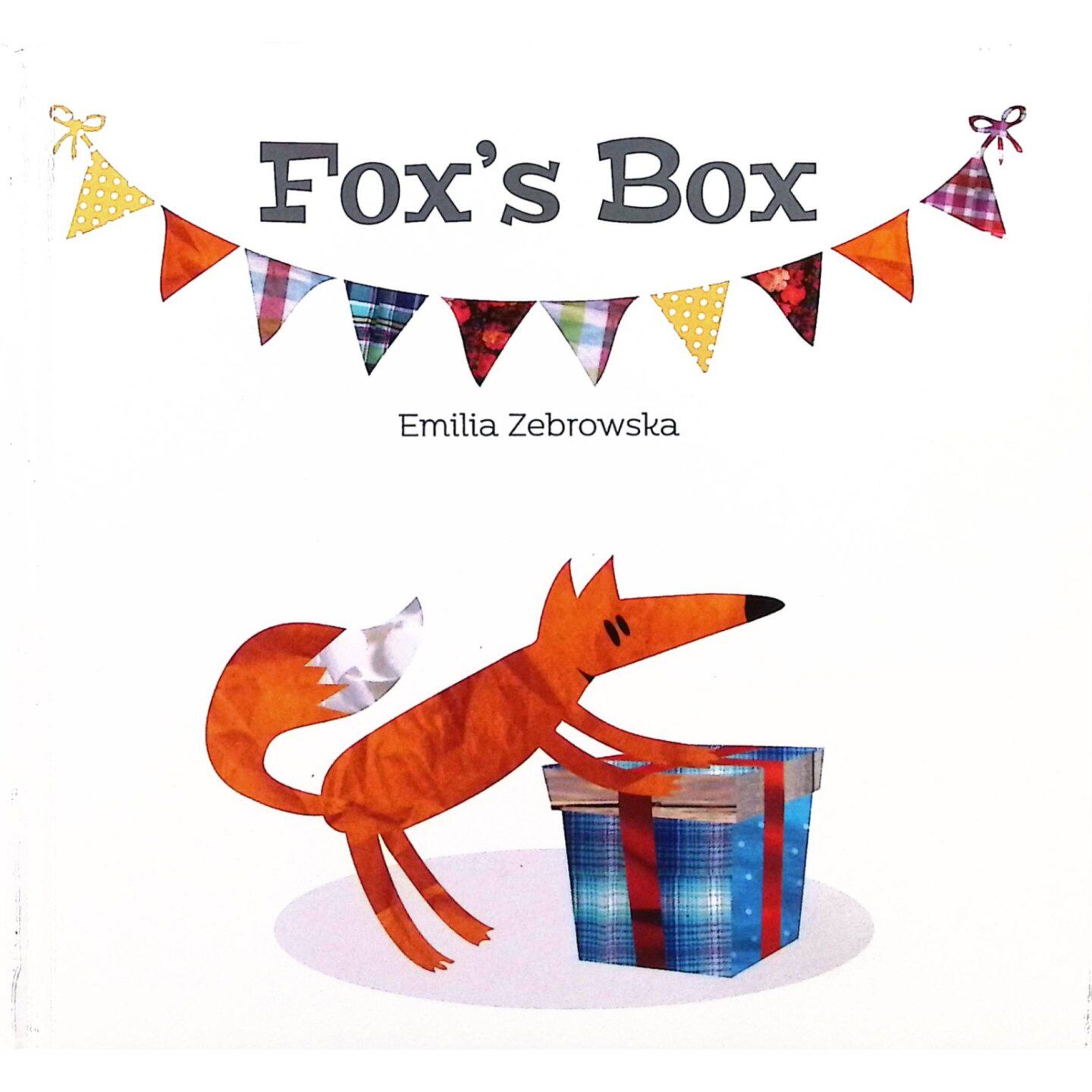 英语启蒙原版书FoxsBox狐狸的盒子亲子共读韵律绘本波兰裔作者艾米莉亚泽布罗夫斯卡创作适合36岁儿童通过押韵短句提升语感拼贴